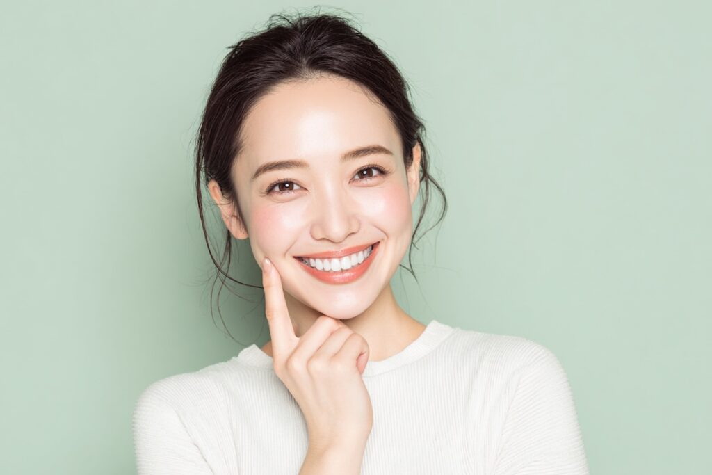 歯周病を治療した女性